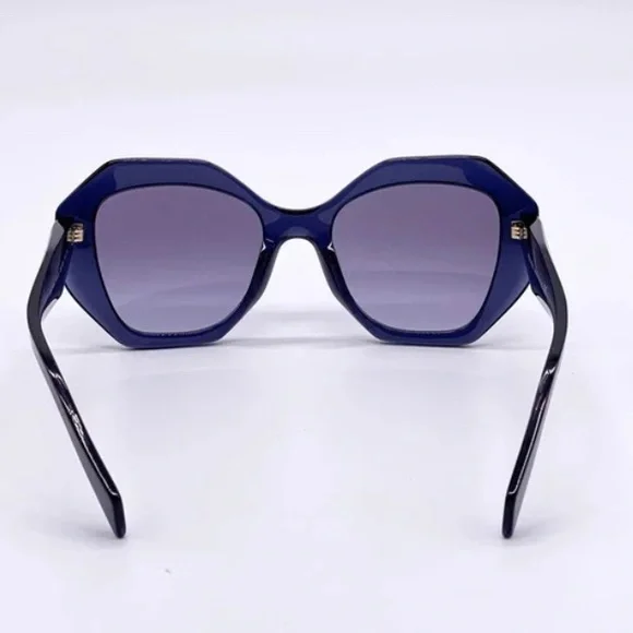 NEW PRADA PR16WS 08Q08I WOMEN’S SUNGLASSES PRADA SPR 16W BLUE EYEWEAR PR 16WS - Picture 8 of 12